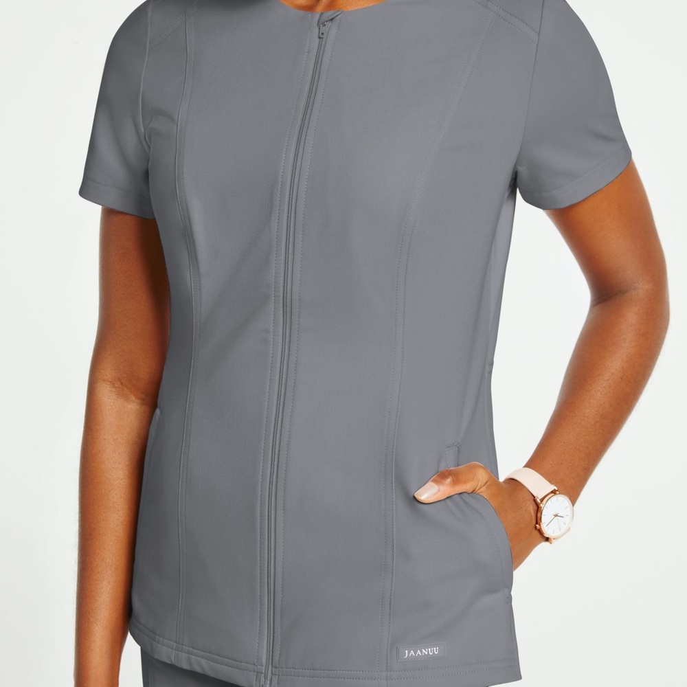 New Jaanuu Motto Scrub Top Women - XSMALL